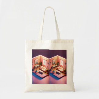 BAGSMART Canvas tas voor Dames, Lichtgewicht Puffy