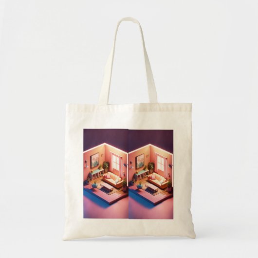 BAGSMART Canvas tas voor Dames, Lichtgewicht Puffy (Voorkant)