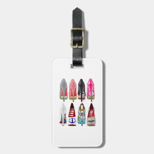Bagtag Hoge Hak Schoenen Bagagelabel (Voorkant verticaal)
