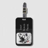 Bagtag met kaartvak bagagelabel (Voorkant (verticaal))