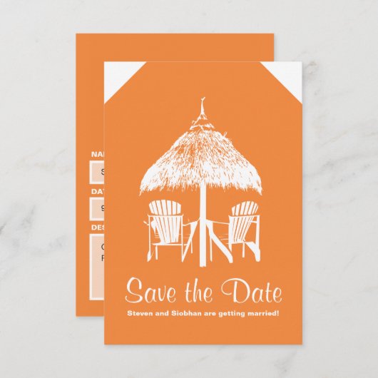 Bagtag naar Jamaica Kaart (Voorkant / Achterkant)