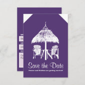 Bagtag naar Jamaica Save The Date (Voorkant / Achterkant)