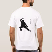 Bagua in zwarte afdrukkerijen, jacks en t - shirts (Achterkant)