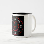 bagua-mok tweekleurige koffiemok (Voorkant rechts)