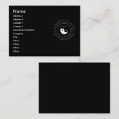 Bagua-profielkaart Visitekaartje (Voorkant / Achterkant)