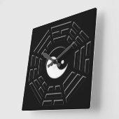 Bagua Wall Clock Vierkante Klok (Hoek)