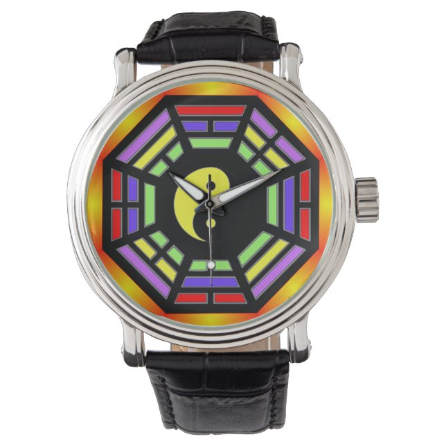 Bagua Yin Yang Horloge (Voorkant)
