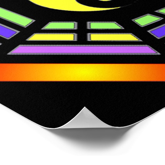 Bagua Yin Yang Poster (Hoek)