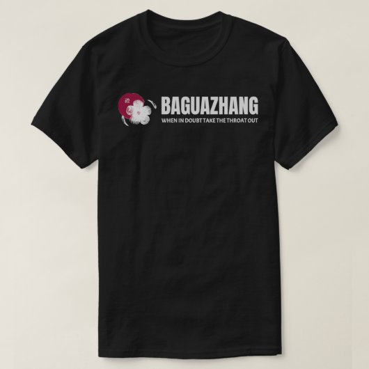 Baguazhang Kung Fu Martial Arts Training Outfit 4 T-shirt (Design voorkant)