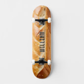 Baguette Franse Broodstick Eten Afbeelding Custom Persoonlijk Skateboard (Voorkant)