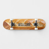 Baguette Franse Broodstick Eten Afbeelding Custom Persoonlijk Skateboard (Horizontaal)