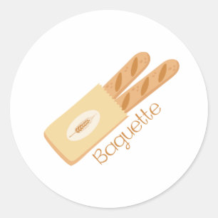 Baguette Ronde Sticker