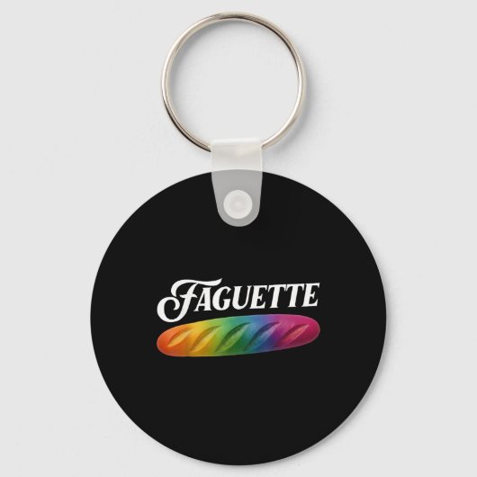 Baguette trots sleutelhanger (Voorkant)