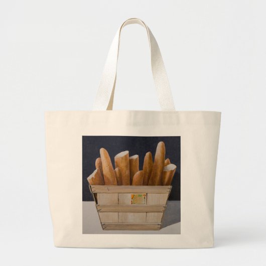 Baguettes 2010 grote tote bag (Voorkant)