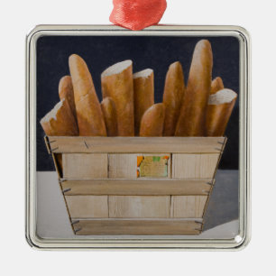 Baguettes 2010 metalen ornament