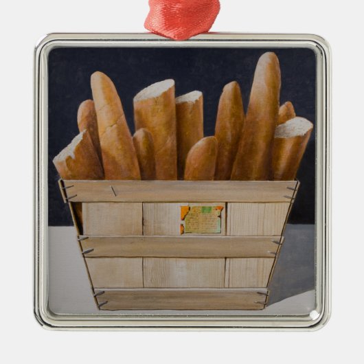 Baguettes 2010 metalen ornament (Voorkant)