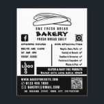 Baguettes, bakkerijen, Bakkerijproducten, Advert. Flyer<br><div class="desc">Vers brood,  bakkerijen,  bakkerijen Adverteren brochures door de winkel van het Visitekaartje.</div>