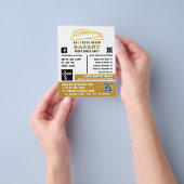 Baguettes, bakkerijen, Bakkerijproducten, Advert. Flyer (Hand)