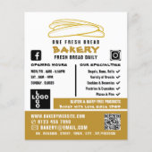 Baguettes, bakkerijen, Bakkerijproducten, Advert. Flyer (Voorkant)