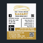 Baguettes, bakkerijen, Bakkerijproducten, Advert. Flyer<br><div class="desc">Vers brood,  bakkerijen,  bakkerijen Adverteren brochures door de winkel van het Visitekaartje.</div>