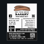 Baguettes, bakkerijen, Bakkerijproducten, Advert. Flyer<br><div class="desc">Vers brood,  bakkerijen,  bakkerijen Adverteren brochures door de winkel van het Visitekaartje.</div>