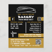 Baguettes, bakkerijen, Bakkerijproducten, Advert. Flyer (Voorkant)