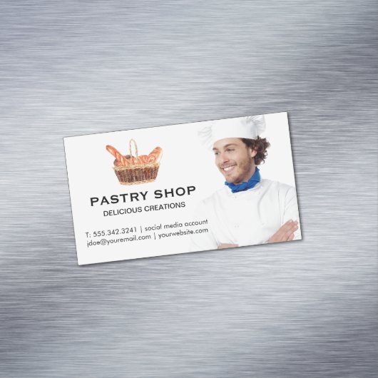 Baguettes | Chef Magnetisch Visitekaartje (Voorbeeld)