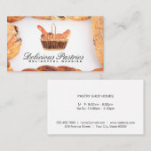 Baguettes en gebak visitekaartje (Voorkant / Achterkant)