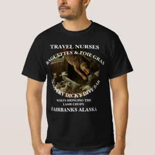 BAGUETTES & FOIE GRAS DIE DE LAMSKOLVEN BRENGEN T-SHIRT