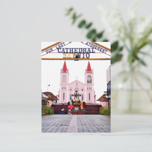 Baguio Cathedral Briefkaart (Staand voorkant)