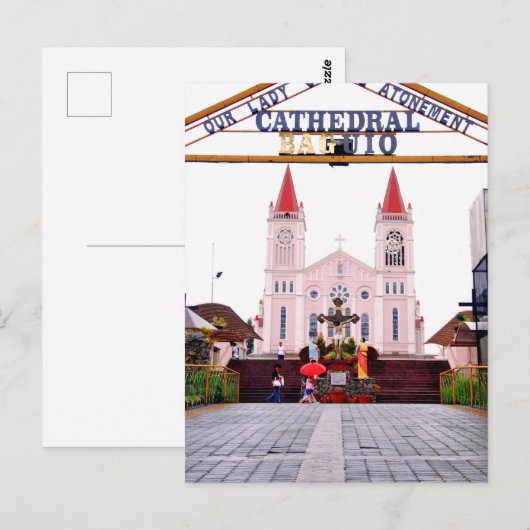 Baguio Cathedral Briefkaart (Voorkant / Achterkant)