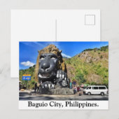 Baguio City, Filippijns Briefkaart.  Briefkaart (Voorkant / Achterkant)