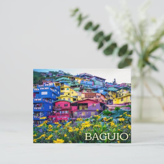 Baguio, Filippijns Briefkaart (Staand voorkant)