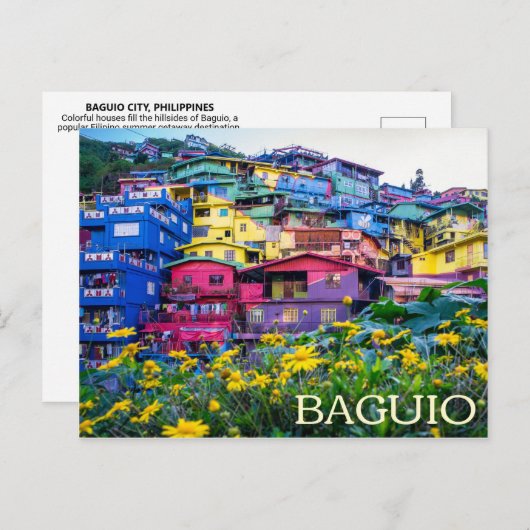Baguio, Filippijns Briefkaart (Voorkant / Achterkant)