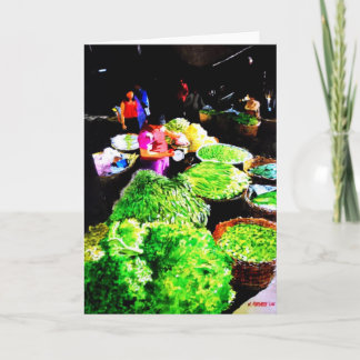 Baguio Market Wenskaart Kaart