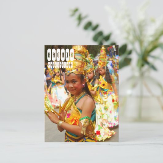 Baguio op de Filipijnen Briefkaart (Staand voorkant)