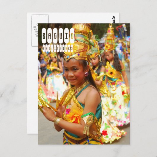 Baguio op de Filipijnen Briefkaart (Voorkant / Achterkant)