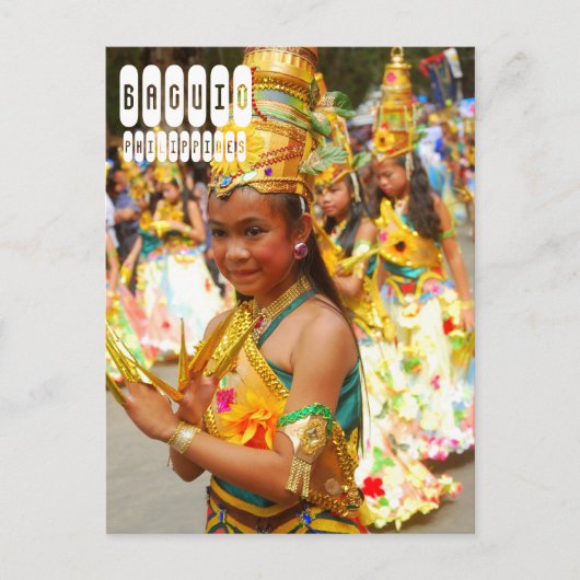 Baguio op de Filipijnen Briefkaart (Voorkant)