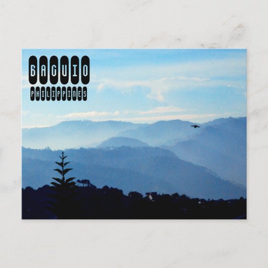 Baguio op de Filipijnen Briefkaart (Voorkant)