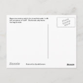 Bagworm Briefkaart (Achterkant)