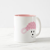 BAH. BAH. Lamb Face Tweekleurige Koffiemok (Voorkant rechts)