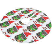 Bah Hum Pug Kerstmis Kerstboom Rok (Gekanteld)