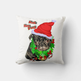 Bah Hum Pug Kerstmis Kussen