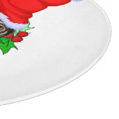 Bah Hum Pug Kerstmis Snijplank (Hoek)