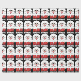 Bah-Humbug Anti-Xmas kerstpapier met kerstinslag Cadeaupapier