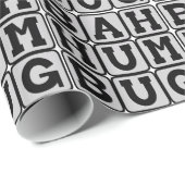 Bah Humbug, antikerstgevoel Cadeaupapier (Rol Hoek)