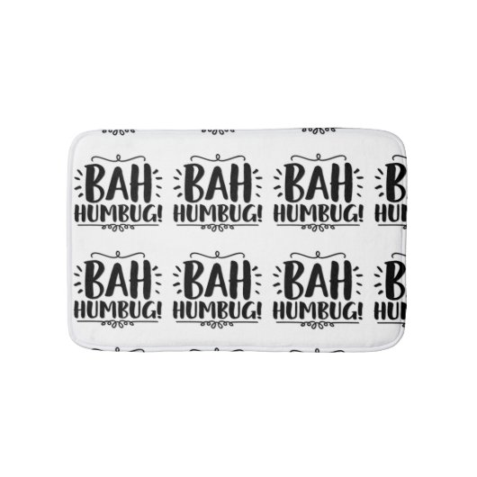 ***BAH HUMBUG*** BADMAT (Voorkant)