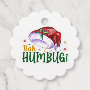 Bah Humbug Bedankjes Labels
