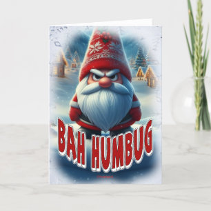 BAH HUMBUG BEDANKKAART