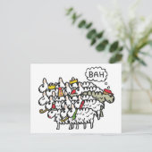 Bah Humbug Briefkaart (Staand voorkant)